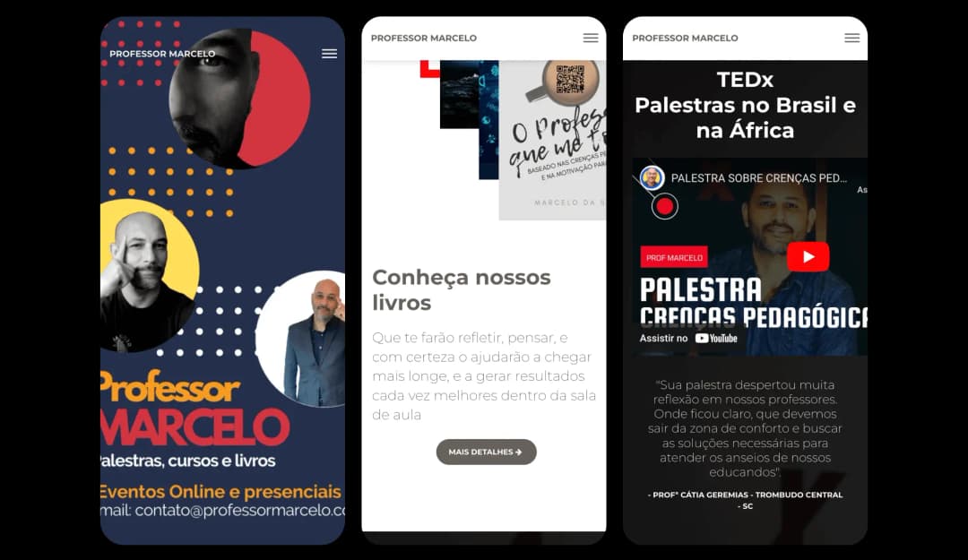 Professor Marcelo mockup